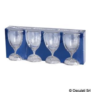 SET 4 X VERRES A VIN INCASSABLES 