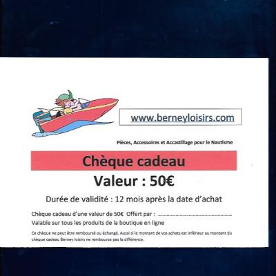 CHÈQUES CADEAUX 50,00€