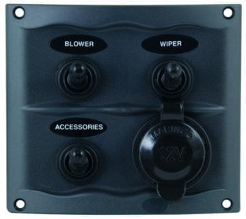 TABLEAU ELECTRIQUE ÉTANCHE COMPACT 3 INTERRUPTEURS
