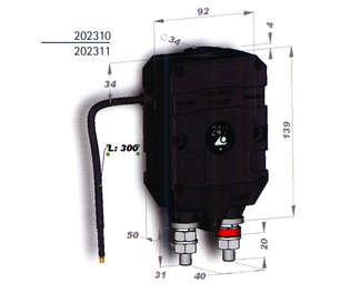 RELAIS BISTABLE 12V AVEC COMMANDE MANUELLE