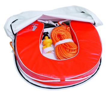 MOB BUOY BLANC+BOUEE ORANGE+FEU LED+ LIGNE DE JET