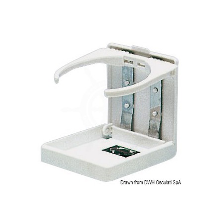 Porte verres pliable en plastic